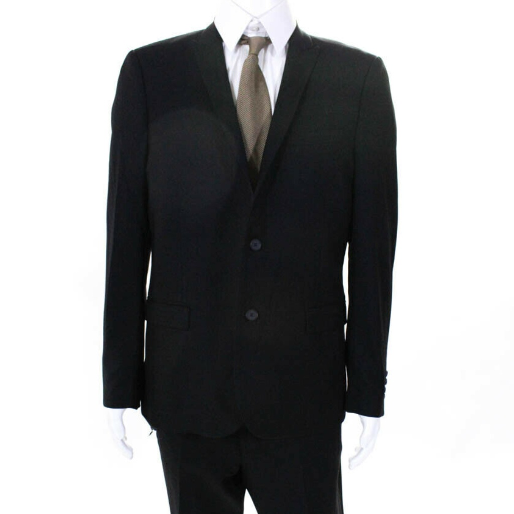 The Kooples Mens Two Piece Straight Leg Pants Suit